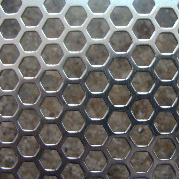 China Manufacturer for Pvc Coated Tie Wire - Hexagonal Hole Galvanized Perforated Metal Mesh – Fuhai
