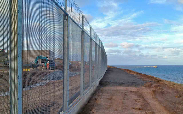 Galvanized 358 Fence