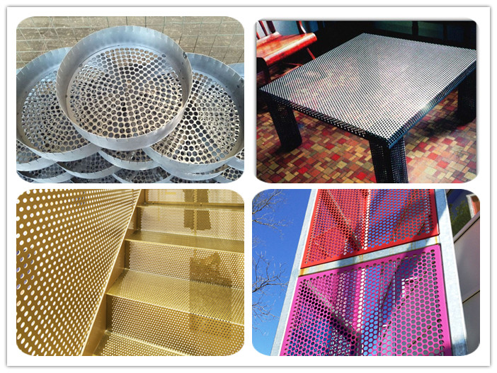 Perforated metal netting