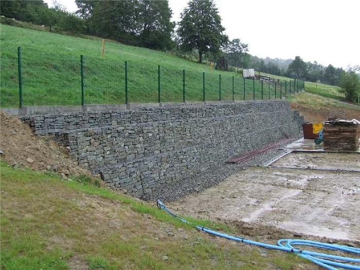 Galvaniseret Gabion Bure