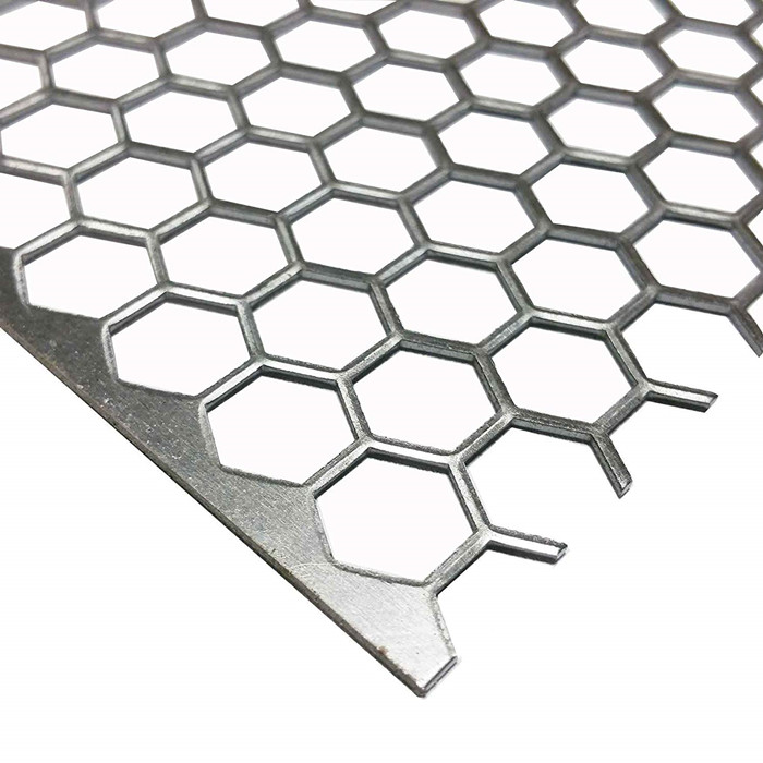 Hexagonal Perforated Metal Mesh