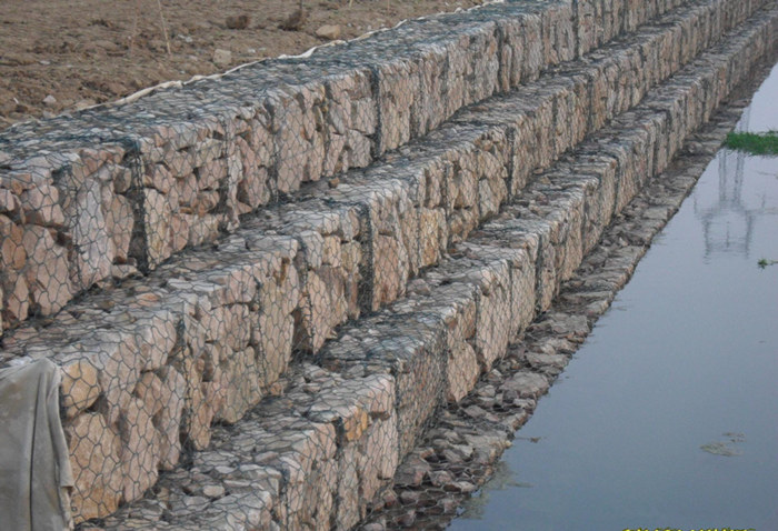 Vinyl premazom Gabion Box