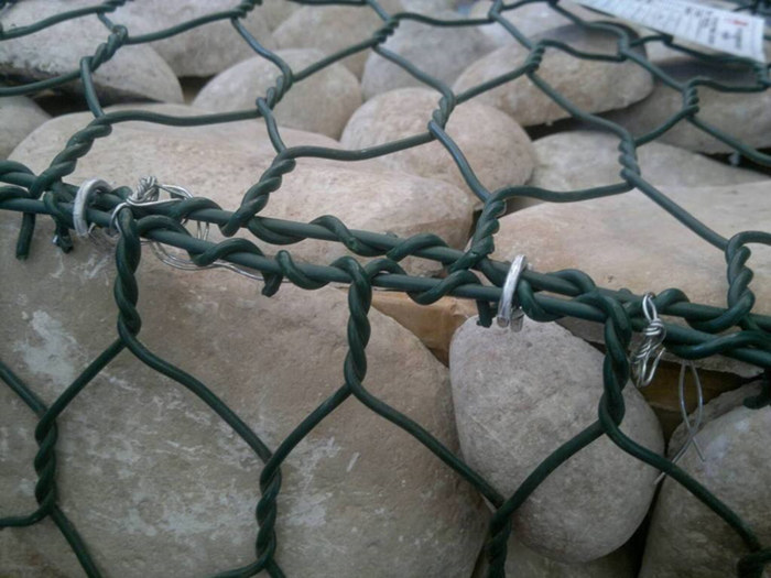 PVC pinahiran Gabion Box