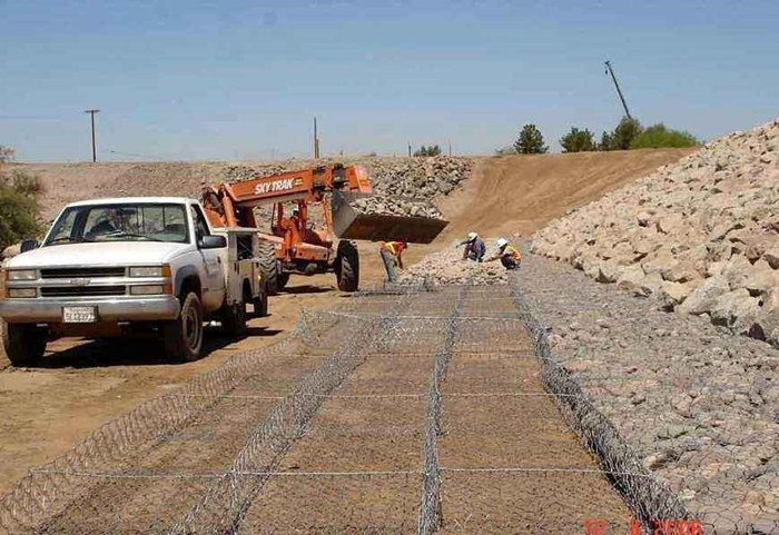 Galvanized Gabion katifa 