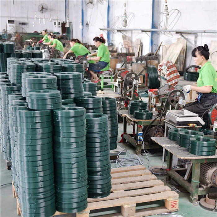 Green PVC Coated Wire