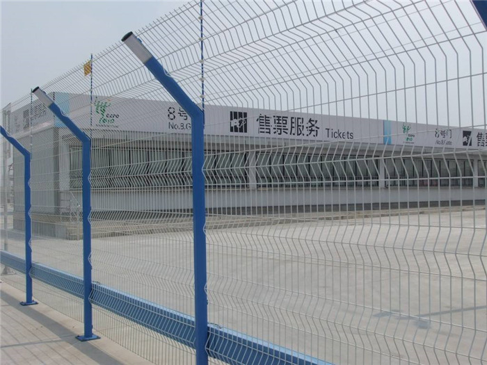 PVC belagd tråd Mesh staket
