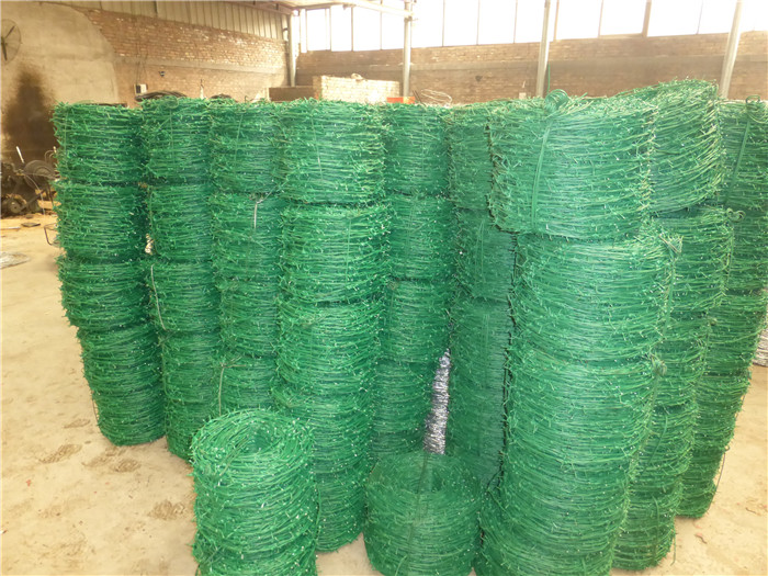 PVC dilapisi Wire Barbed