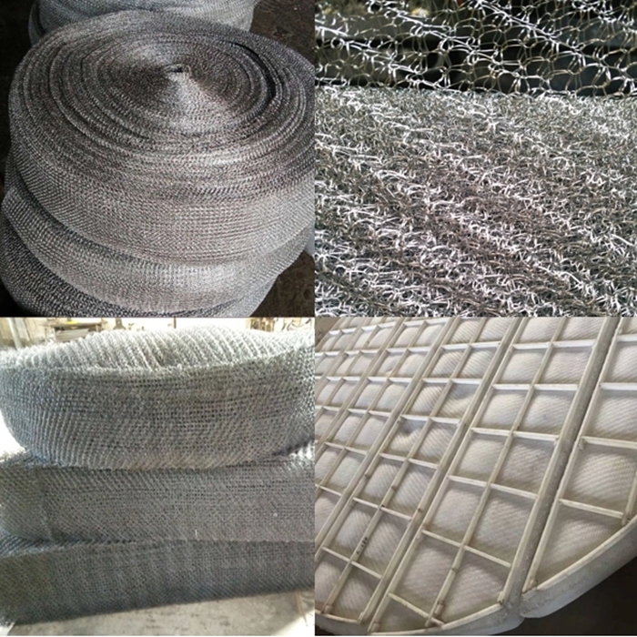 Gas lỏng Lọc lưới dệt kim Wire Mesh