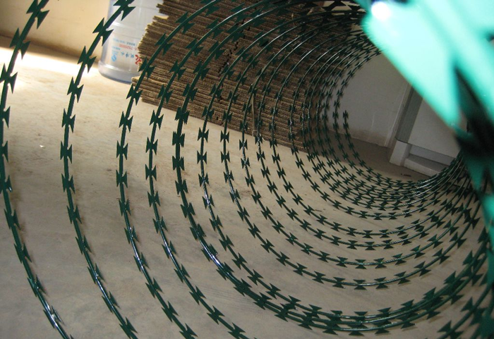 Gjelbër Ngjyra Razor Wire