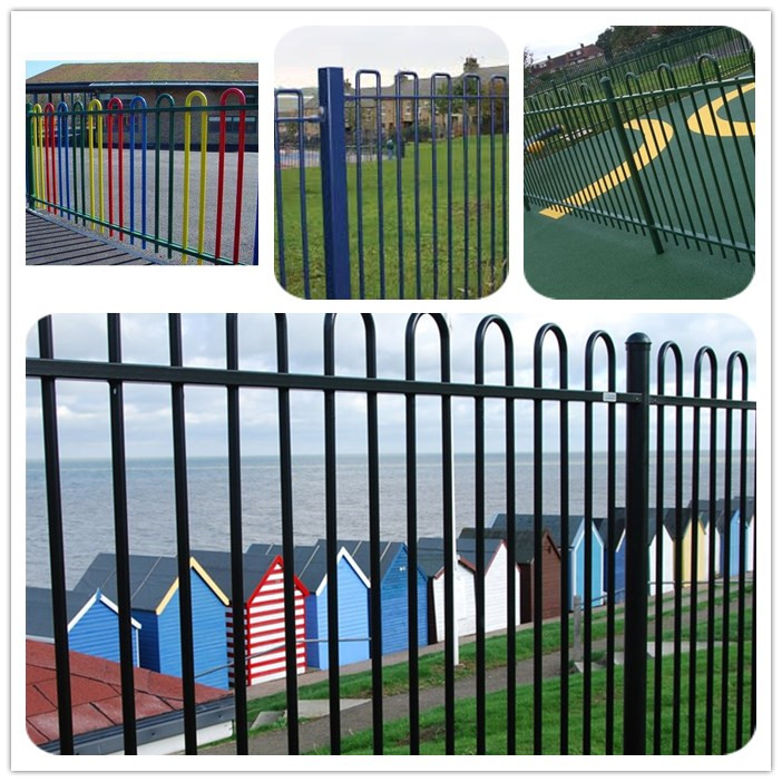 pvc sparying bow top fence
