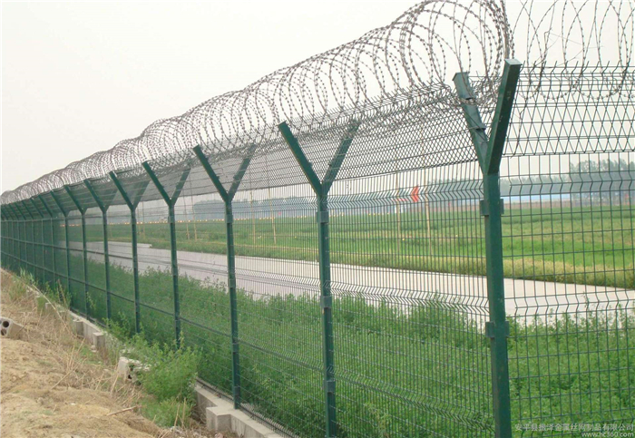 Concertina Wire Fence